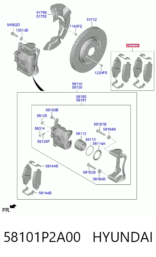 Передние тормозные колодки 162393 Power Stop