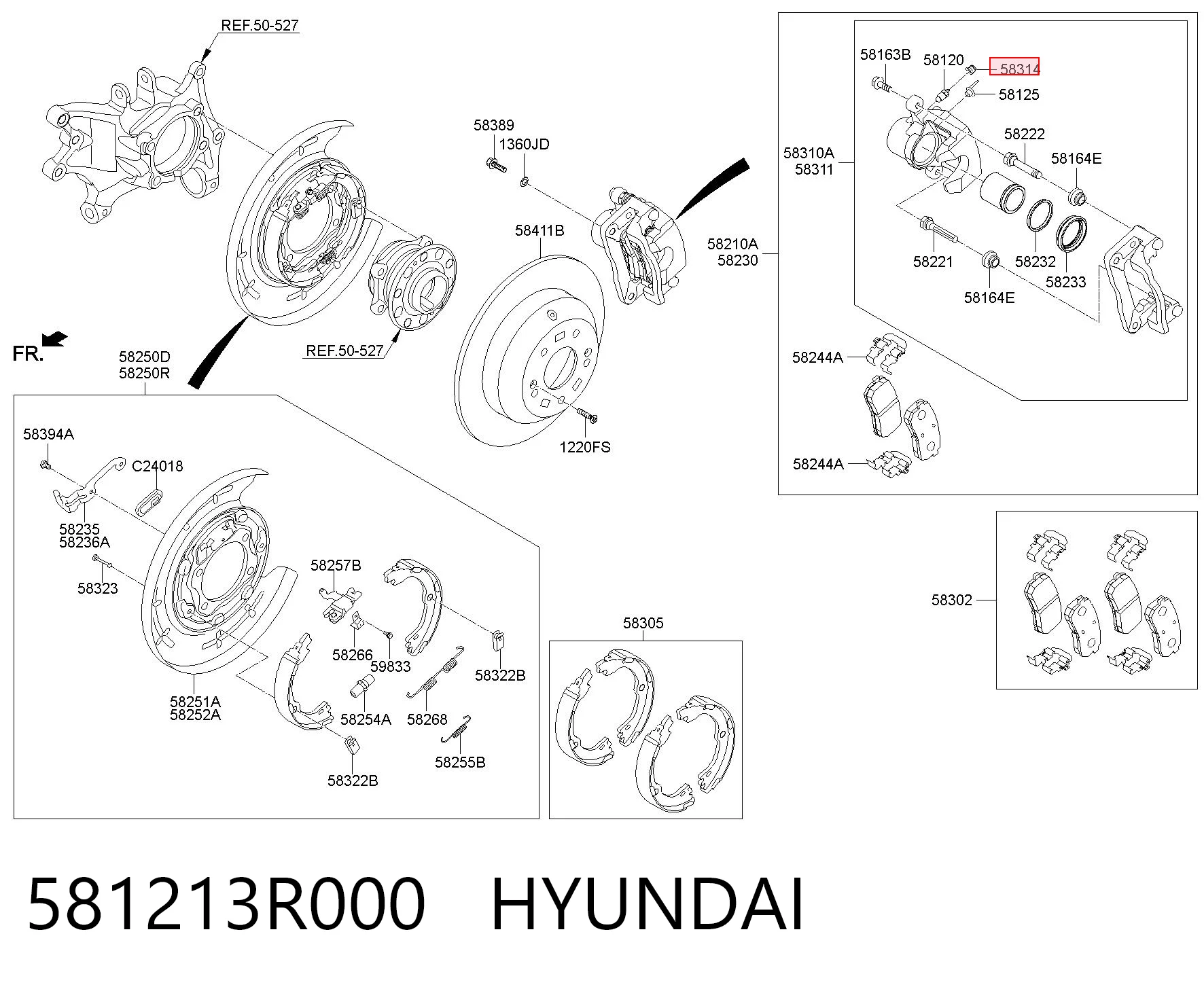 581213R000 Hyundai/Kia 