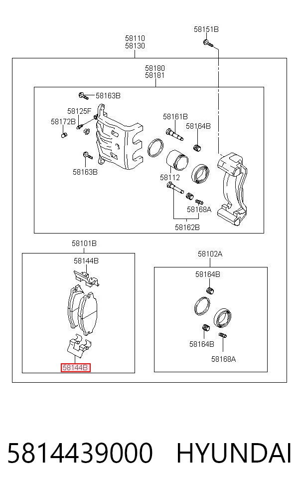 5814439000 Hyundai/Kia 