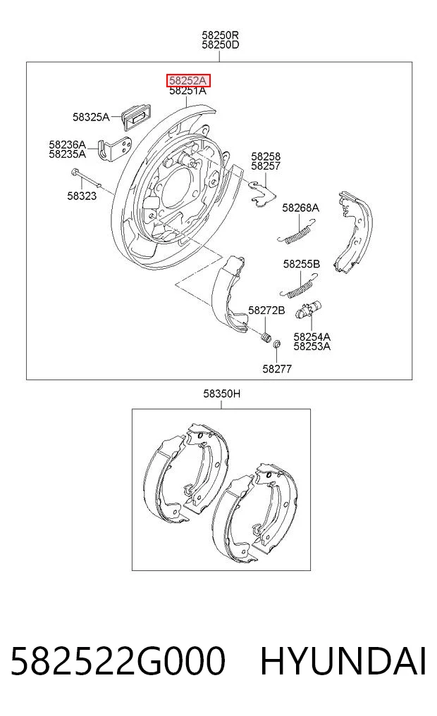582522G000 Hyundai/Kia