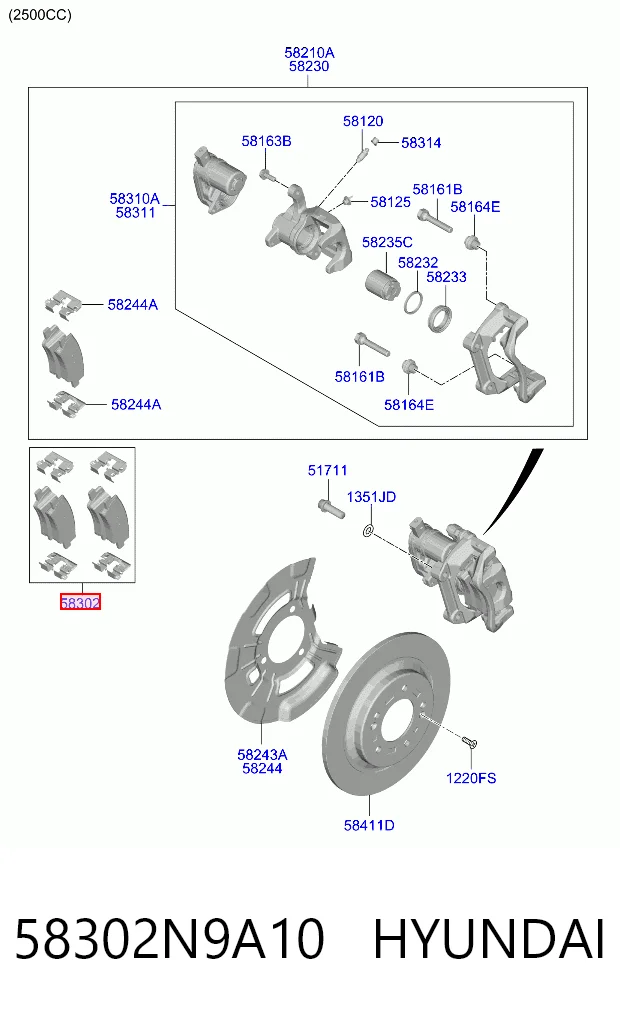 162299 Power Stop Колодки тормозные дисковые комплект