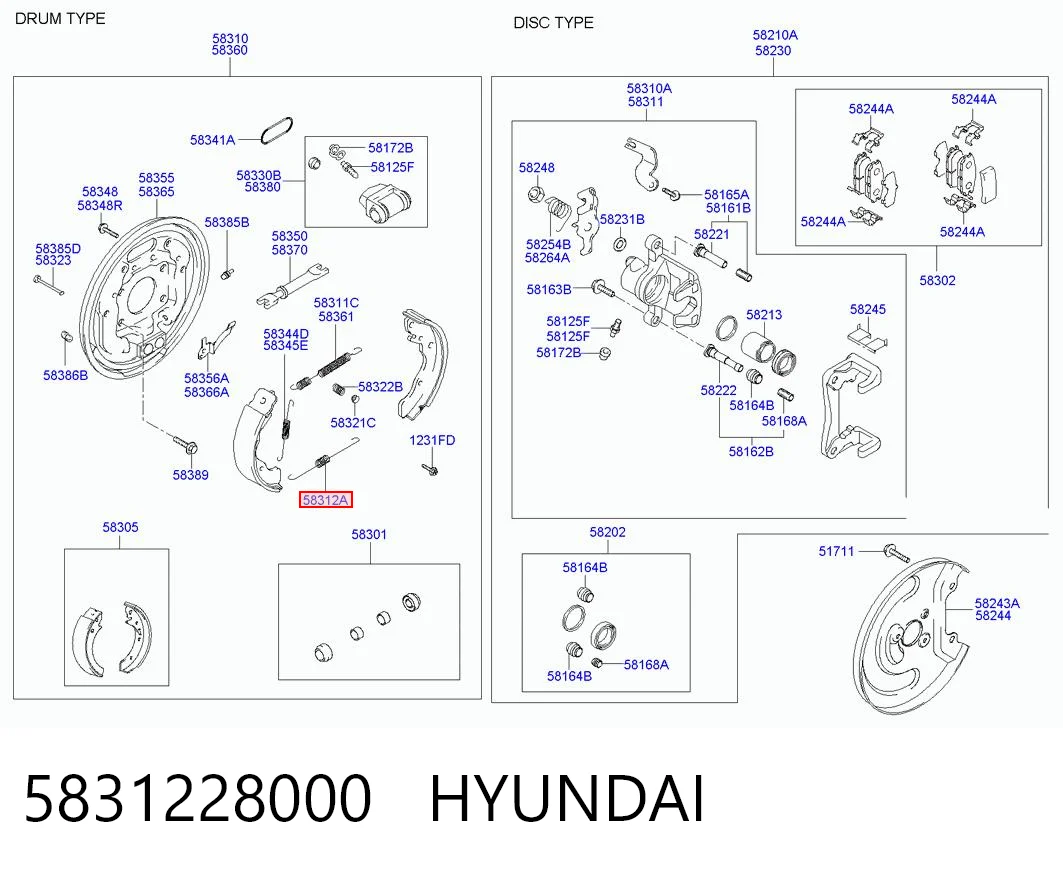 5831228000 Hyundai/Kia 