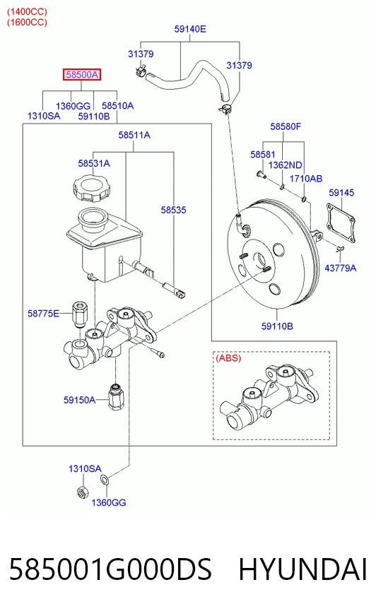 Купить 585001G000 Chrysler ВУТ