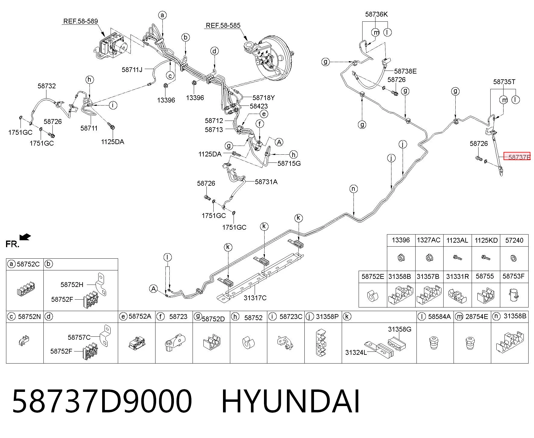 58737D9000 Hyundai/Kia 