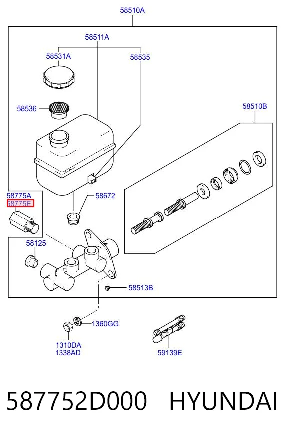 587752D000 Hyundai/Kia 