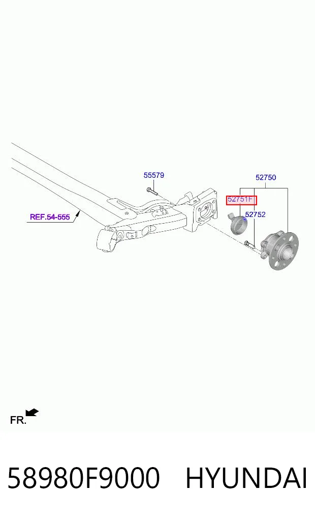 58980F9000 Hyundai/Kia 