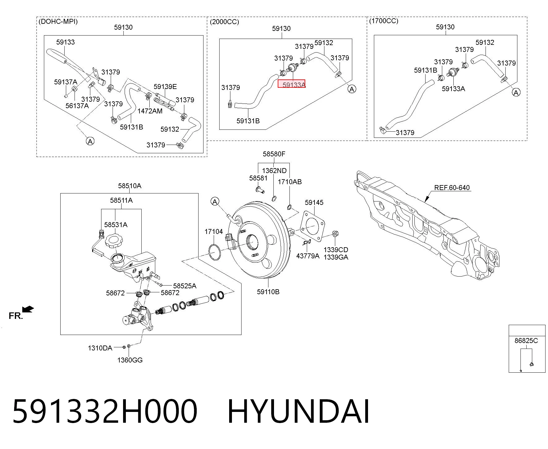 591332H000 Hyundai/Kia Соленоид давления наддува