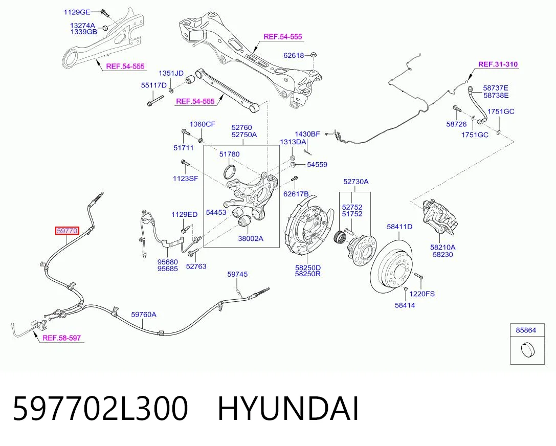 Купить 100256 Adriauto Задний правый трос ручника