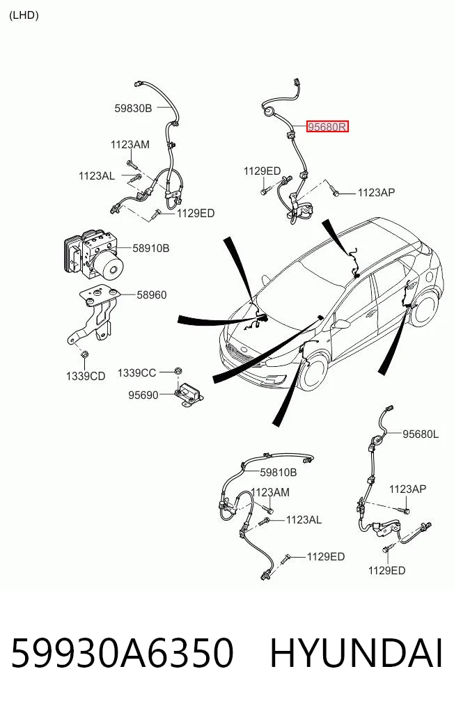 Датчик АБС (ABS) задний правый Magneti Marelli MWSS183 цена, от 20.95 USD