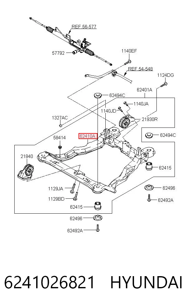 Передняя балка Honda 6241026000 цена, от 240.18 USD