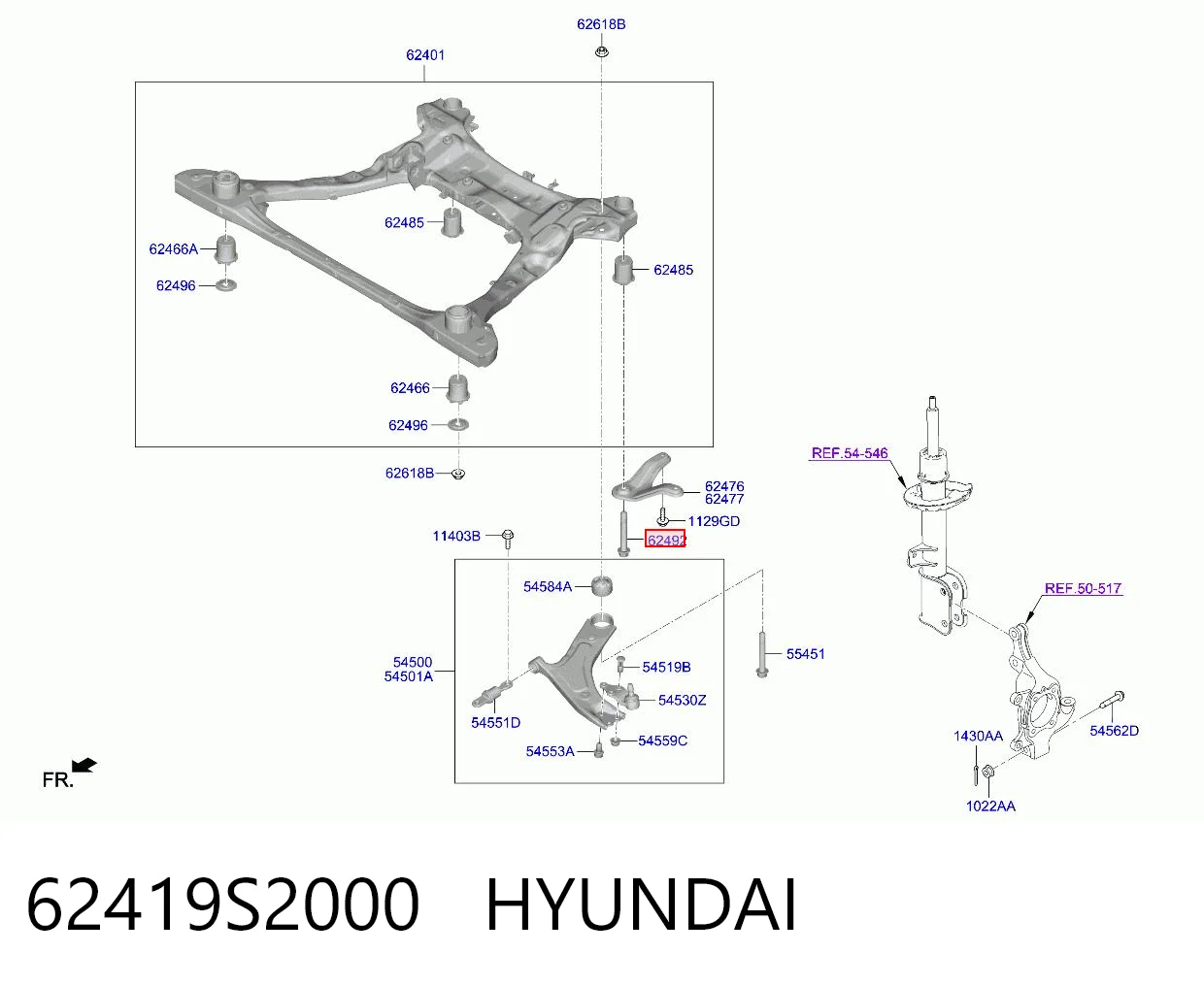 62419S2000 Hyundai/Kia 