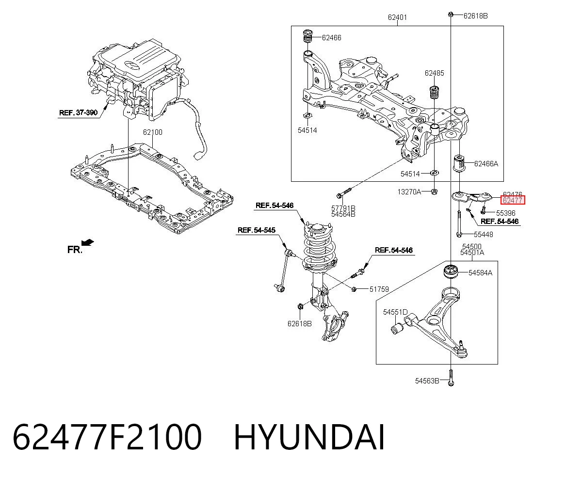 62477F2100 Hyundai/Kia 