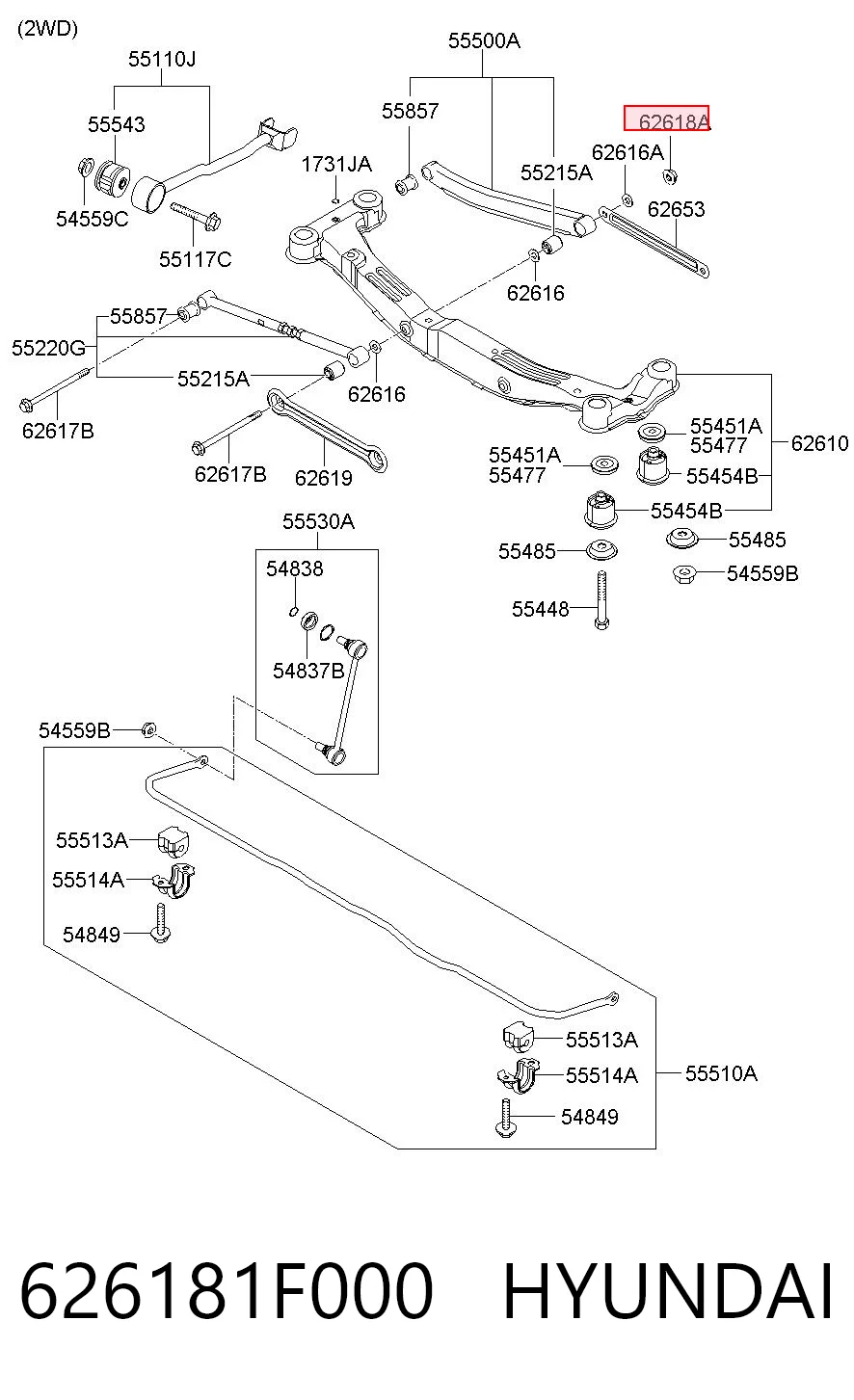 626181F000 Hyundai/Kia 