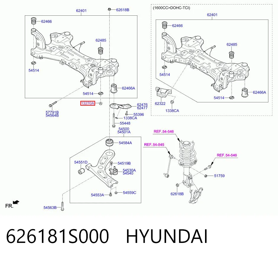626181S000 Hyundai/Kia 