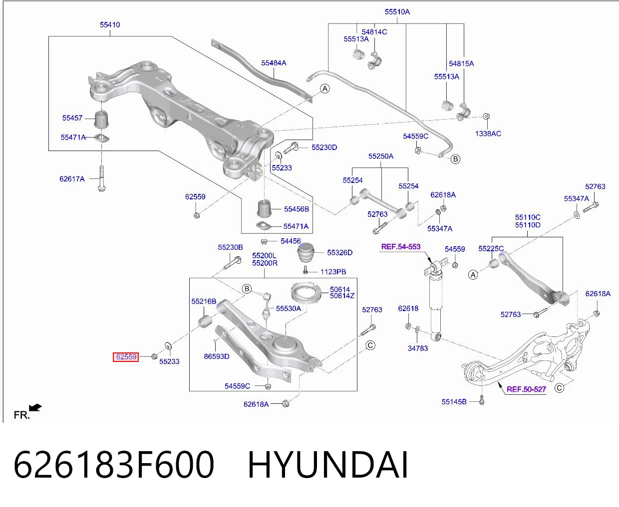 626183F600 Hyundai/Kia 