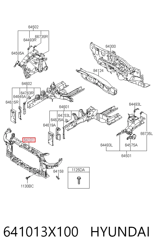 Кронштейн для радиатора GAZ 40C104