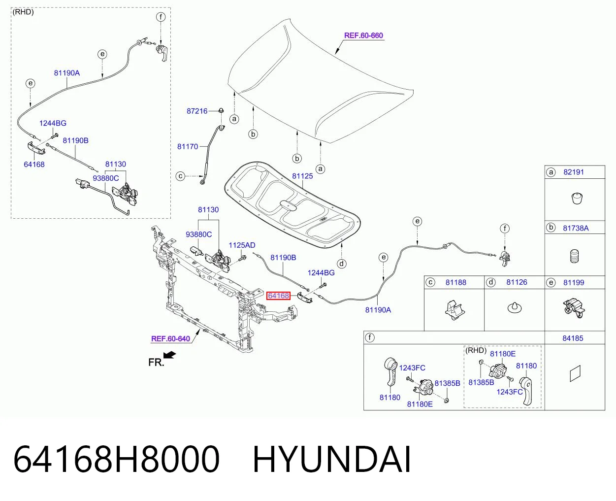 64168H8000 Hyundai/Kia 