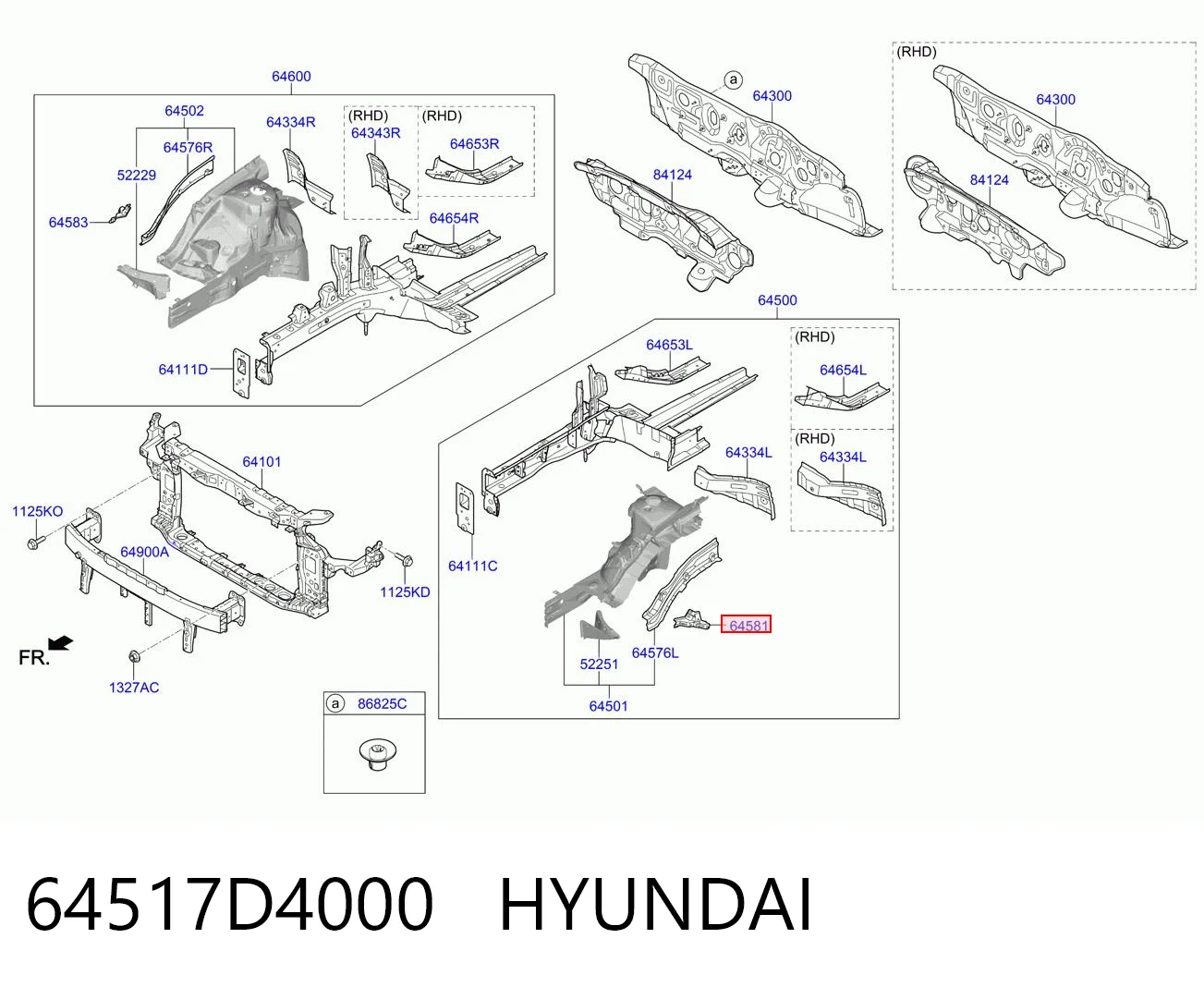 64517D4000 Hyundai/Kia