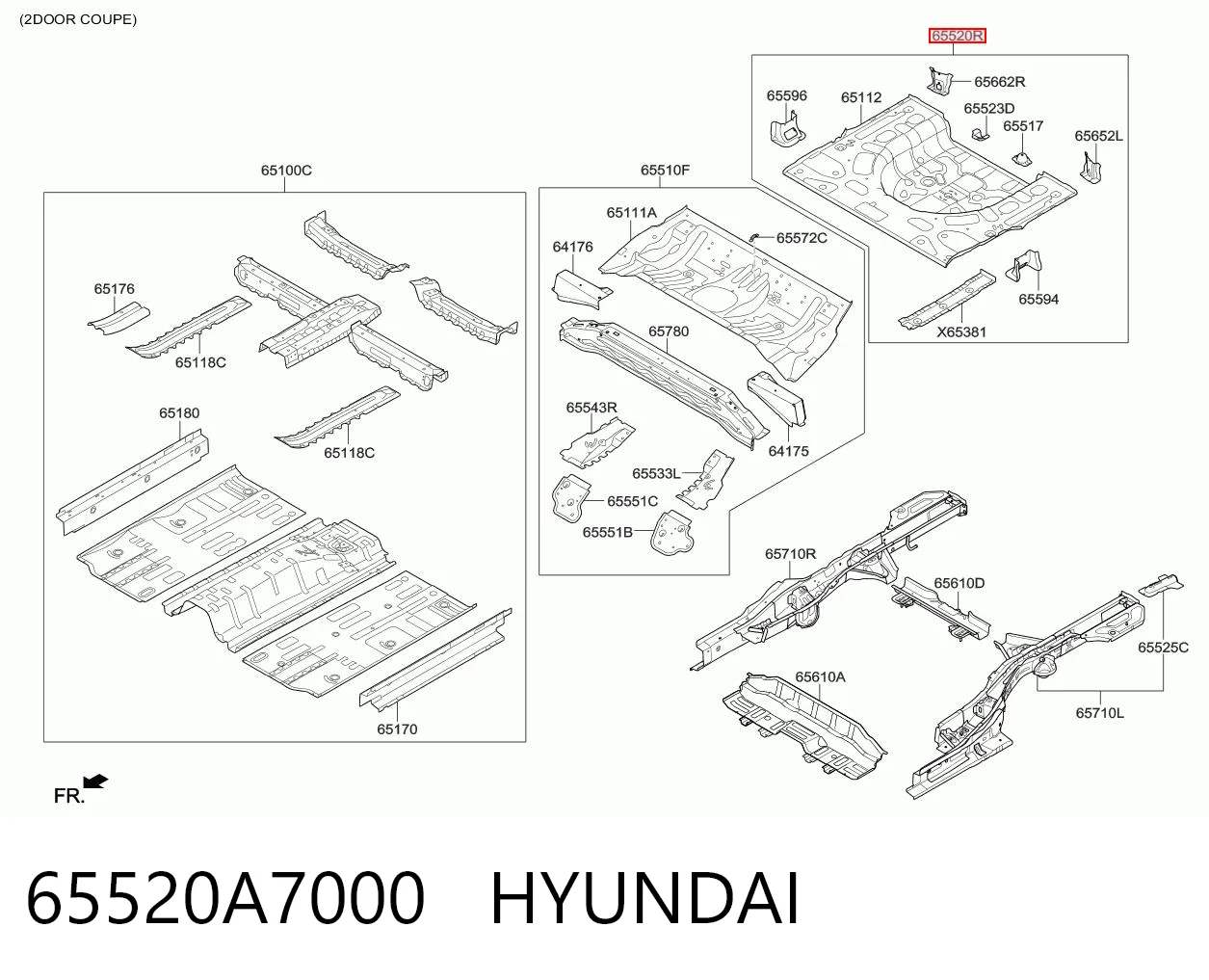 65520A7000 Hyundai/Kia