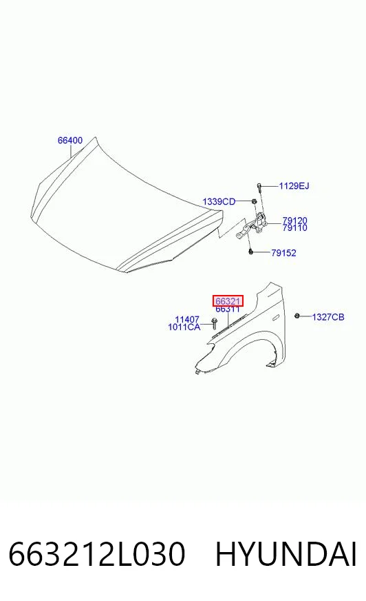 Боковая часть передняя правая Starline 3135312 цена, от 42.21 USD