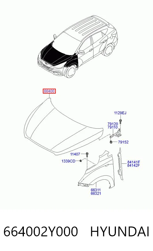 Купить HN50101500000 API Капот
