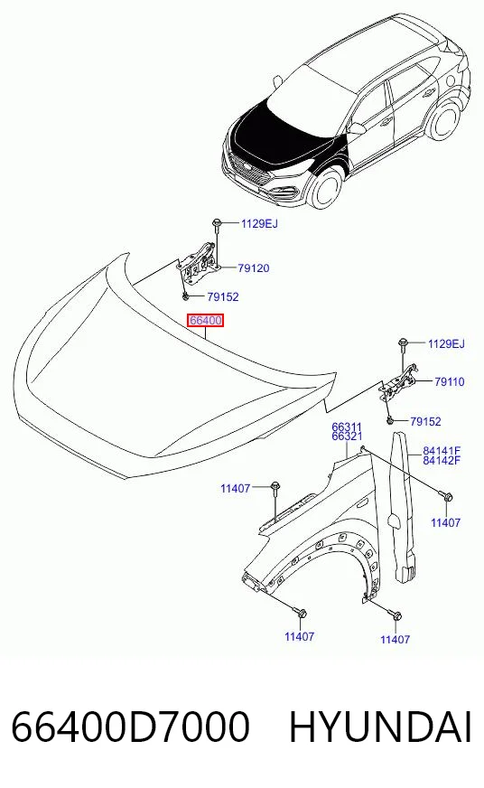 Капот AND 30823136 цена, от 230.83 USD