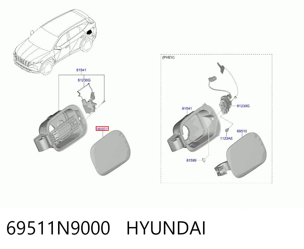69511N9000 Hyundai/Kia 