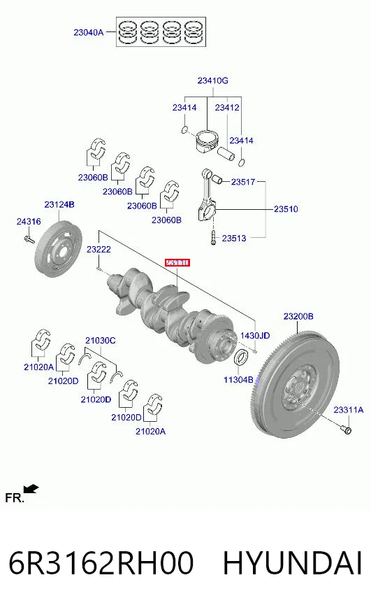 6R3162RH00 Hyundai/Kia