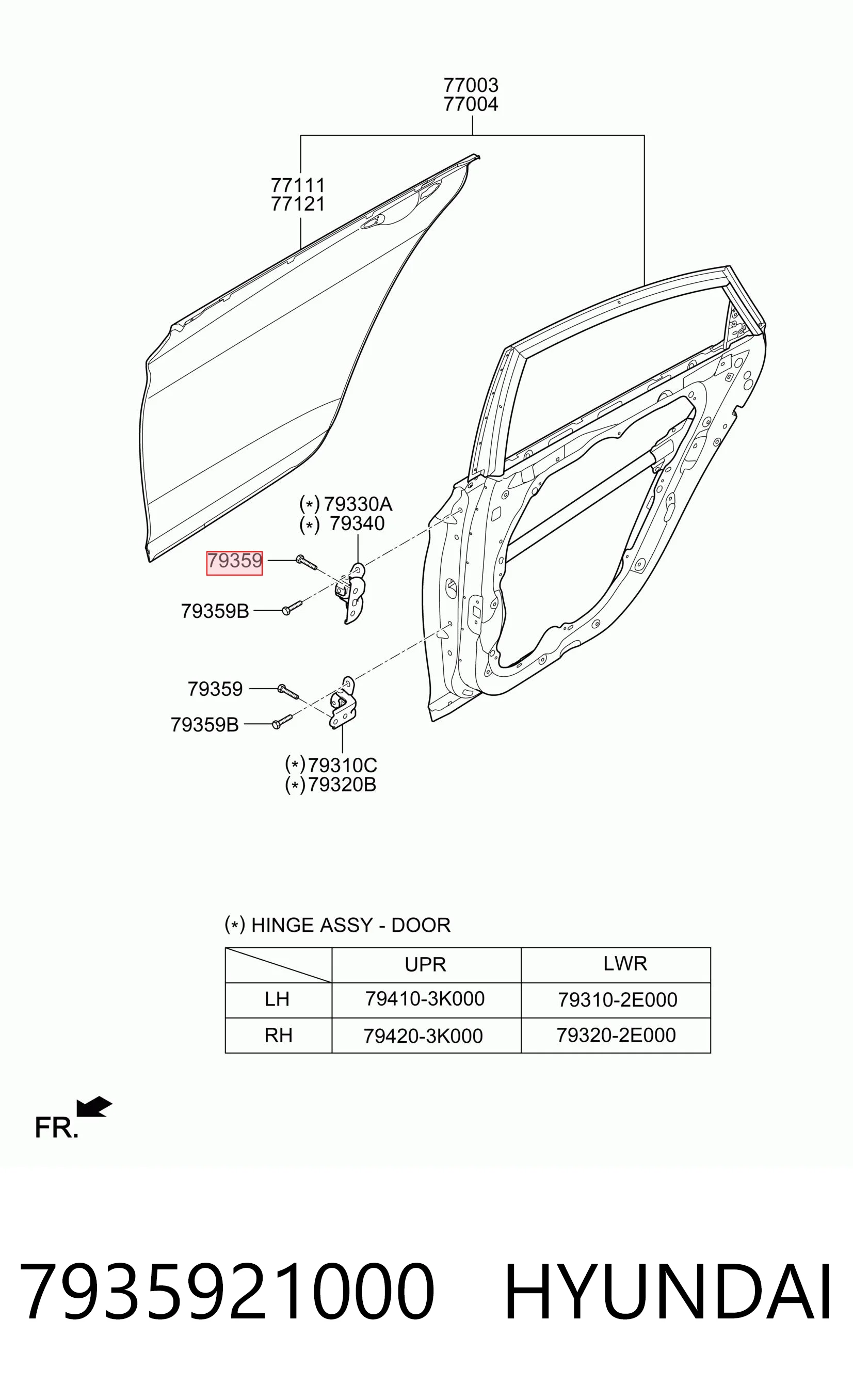 7935921000 Hyundai/Kia 