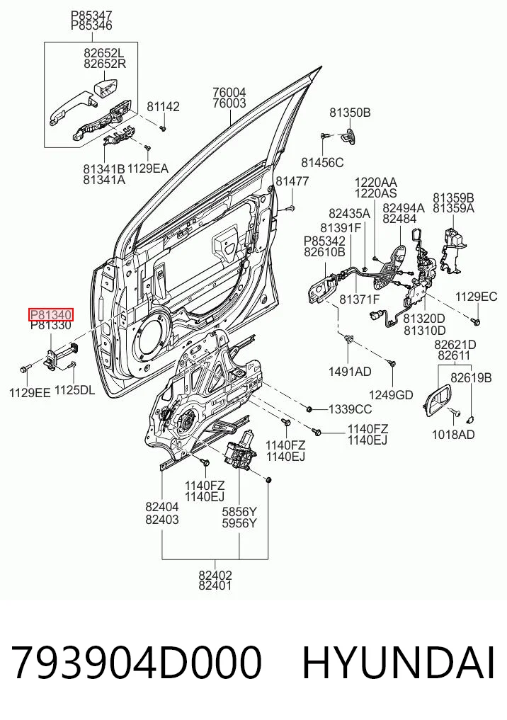 793904D000 Hyundai/Kia 