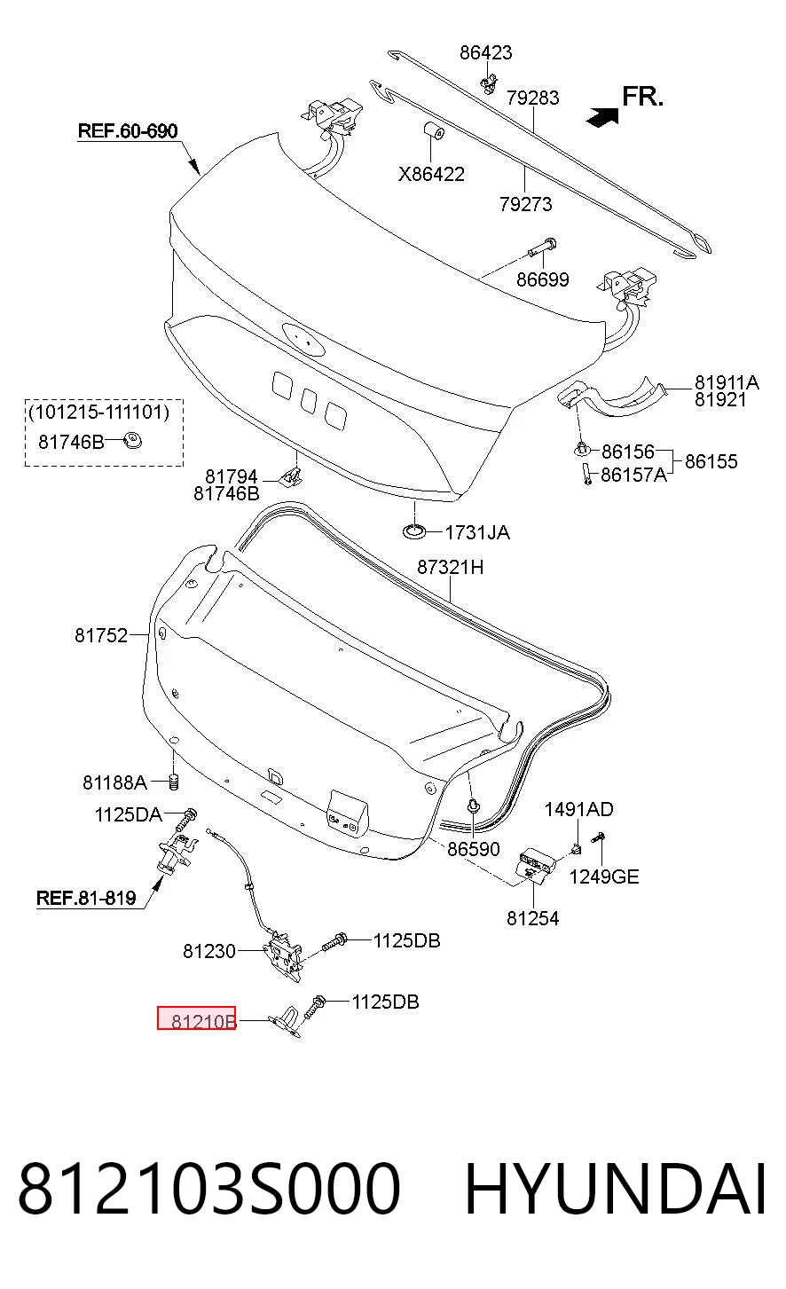 812103S000 Hyundai/Kia 