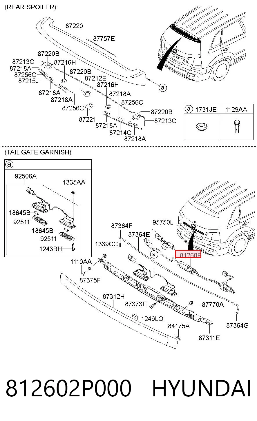 812602P000 Hyundai/Kia 