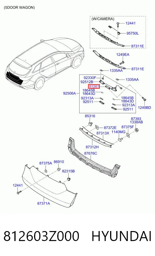 812603Z000 Hyundai/Kia 