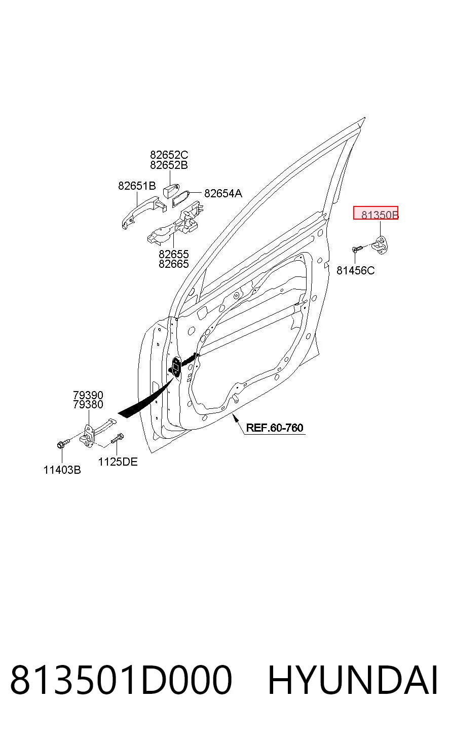 813501D000 Hyundai/Kia 