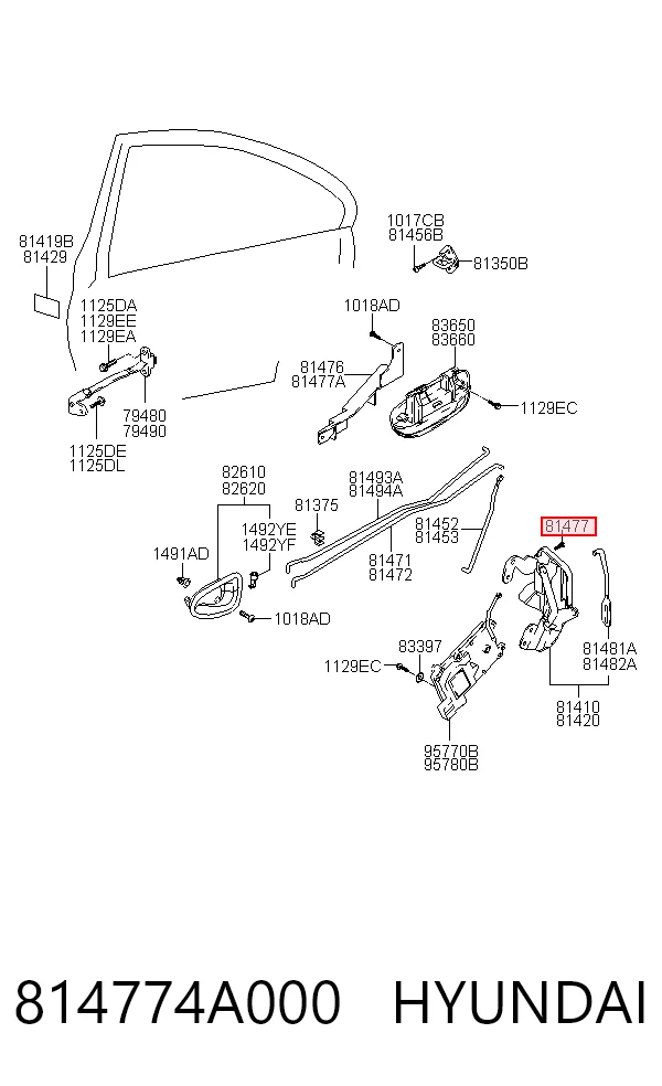 814774A000 Hyundai/Kia