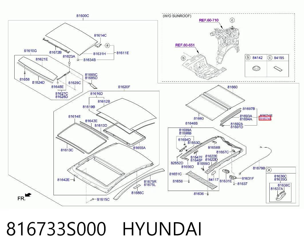 816733S000 Hyundai/Kia 