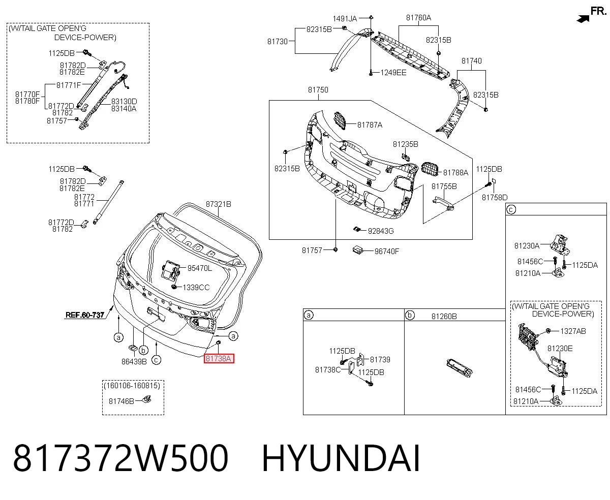 817372W500 Hyundai/Kia 