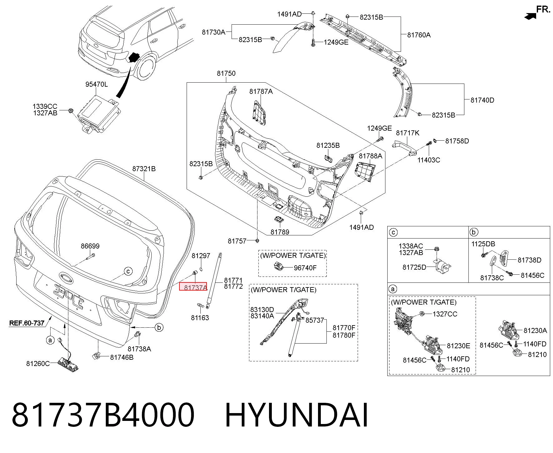 81737B4000 Hyundai/Kia 