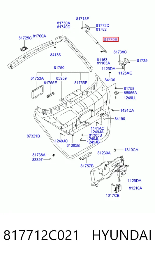 Купить 42827046 AND Амортизатор двери багажника