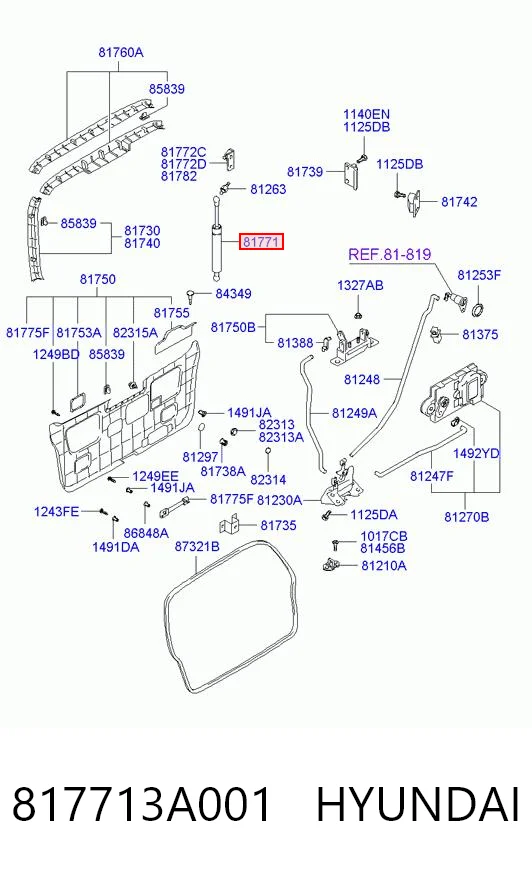 Амортизатор задней двери Magneti Marelli 430719088100 цена, от 9.87 USD