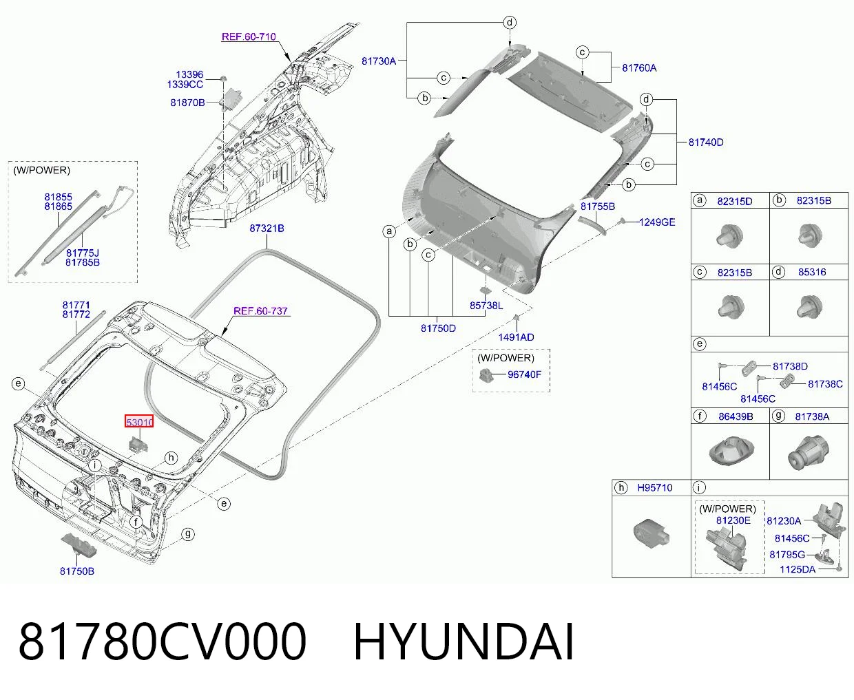 81780CV000 Hyundai/Kia Амортизатор крышки багажника