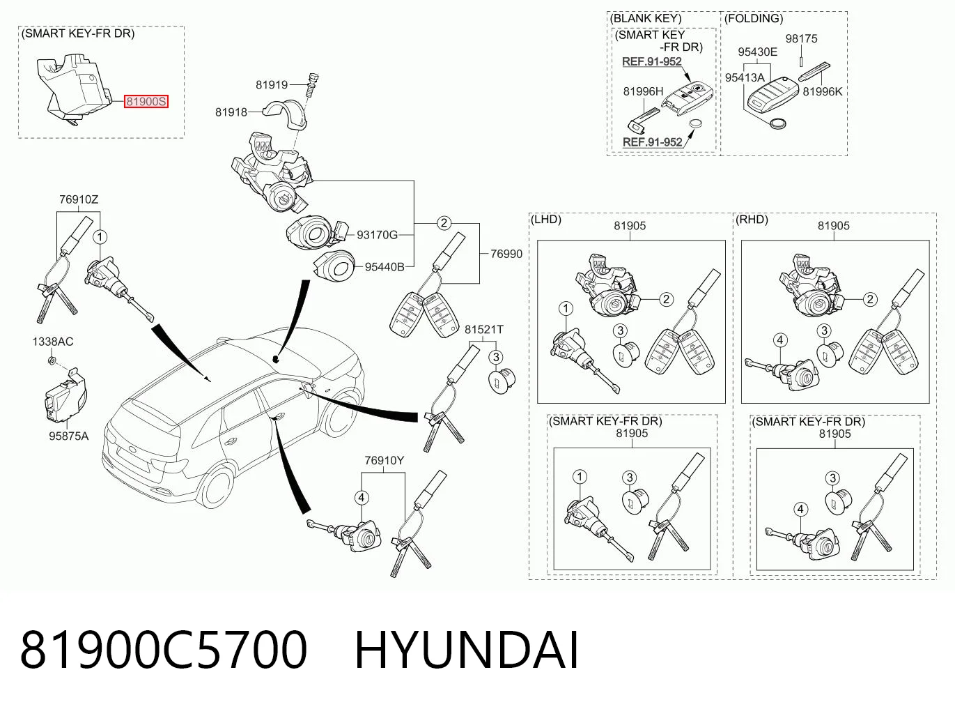81900C5700 Hyundai/Kia 