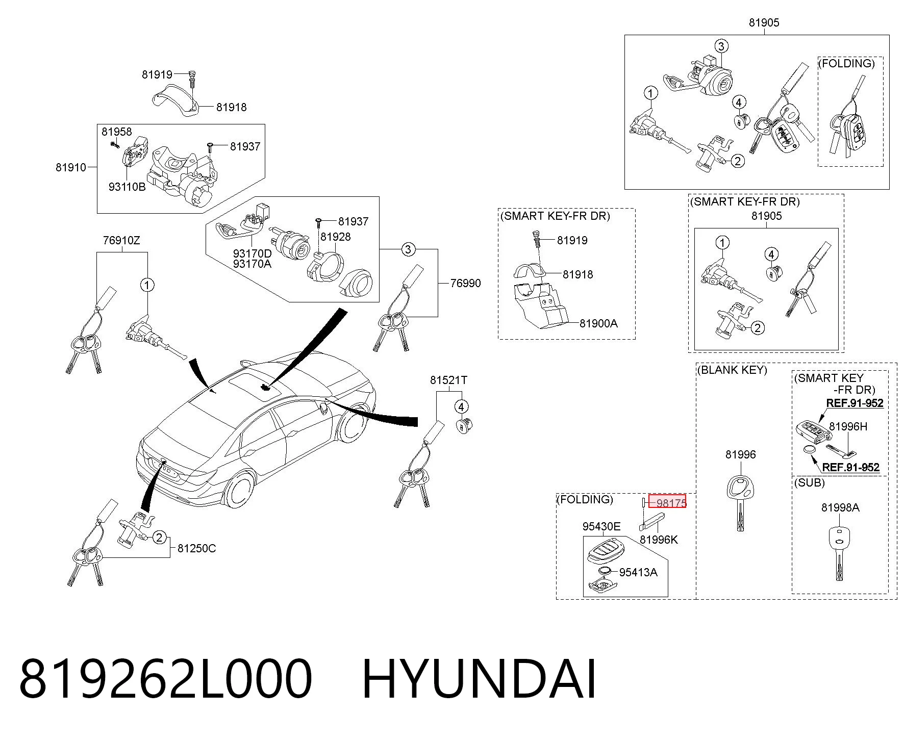 819262L000 Hyundai/Kia 