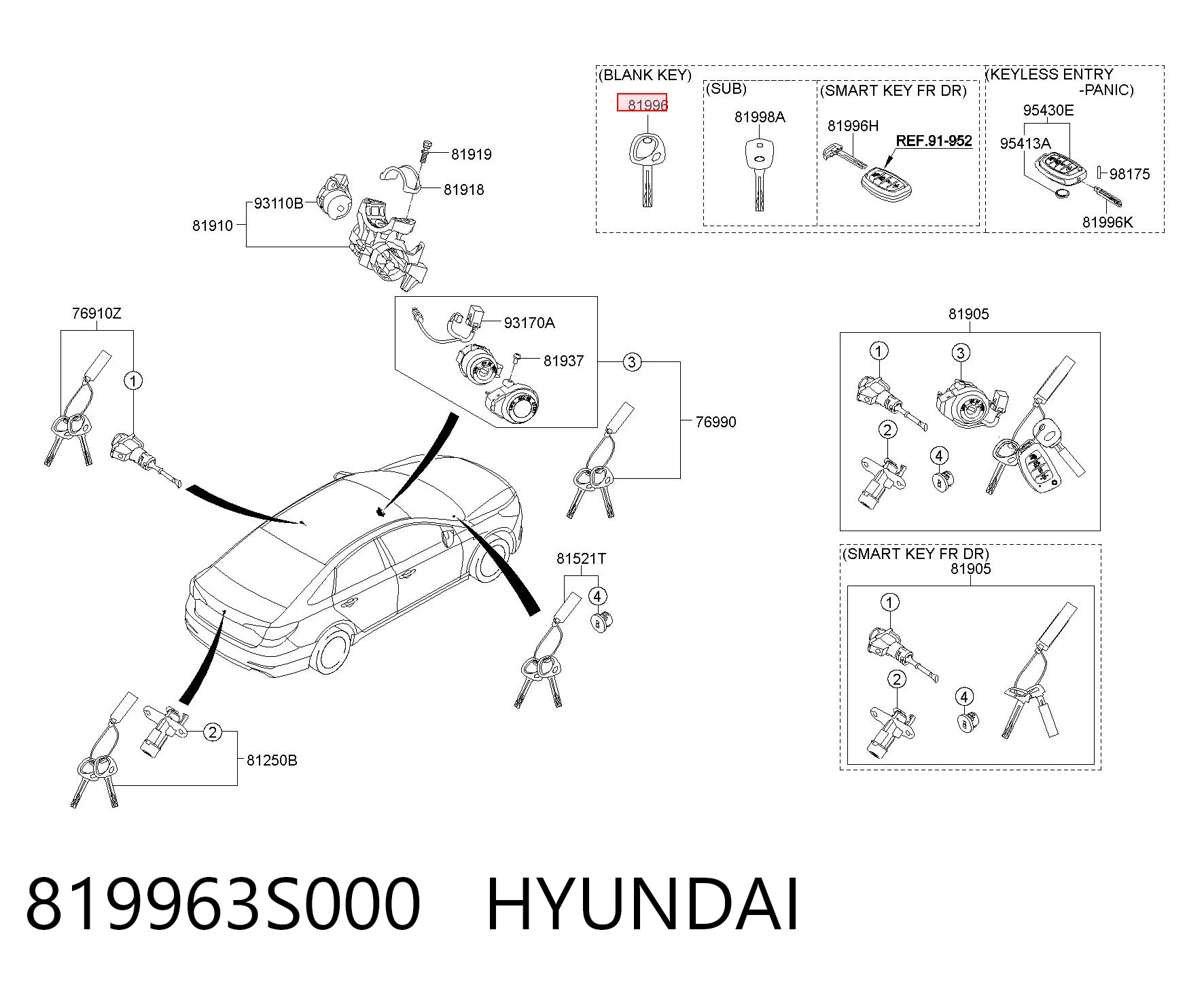 819963S000 Hyundai/Kia 