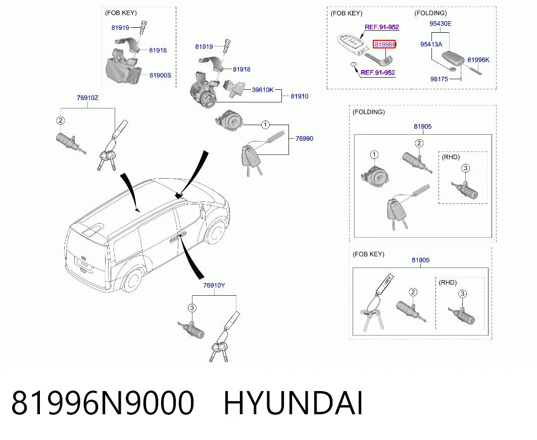 81996N9000 Hyundai/Kia 