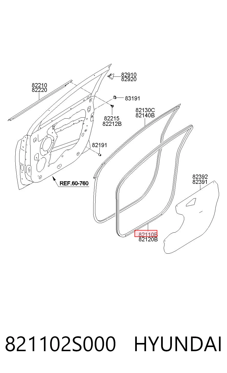 821102S000 Hyundai/Kia