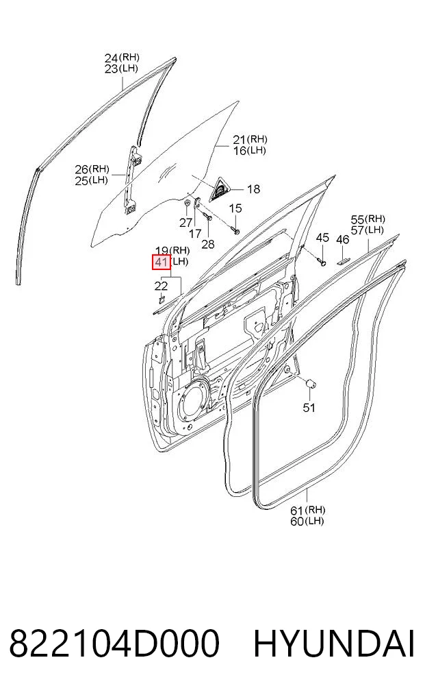 822104D000 Hyundai/Kia 
