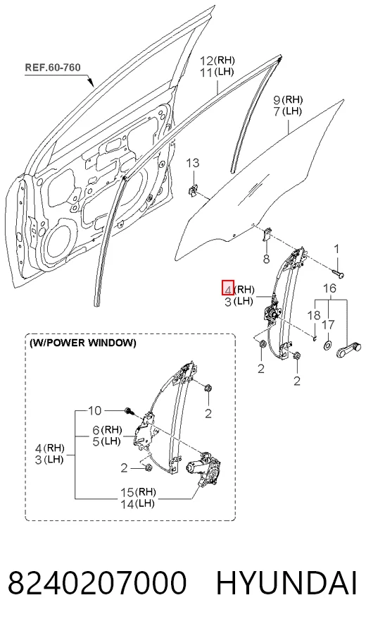 8240207000 Hyundai/Kia