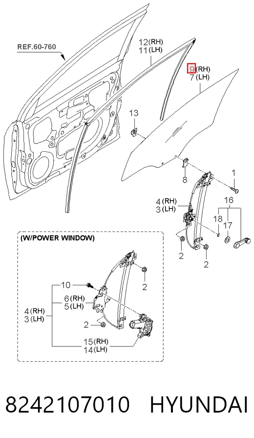 8242107010 Hyundai/Kia