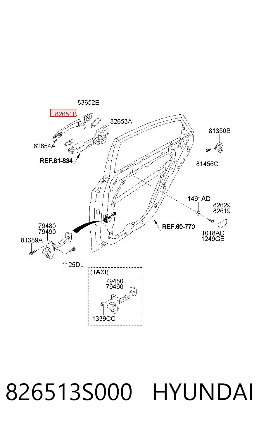 826513S000 Hyundai/Kia 